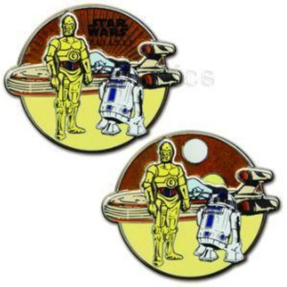 Disney Pin‎ Star Wars Weekend 2012 Annual Passholder C-3PO & R2-D LE 90409 WDW